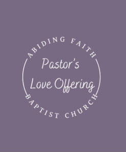 Pastor's Love Offerings